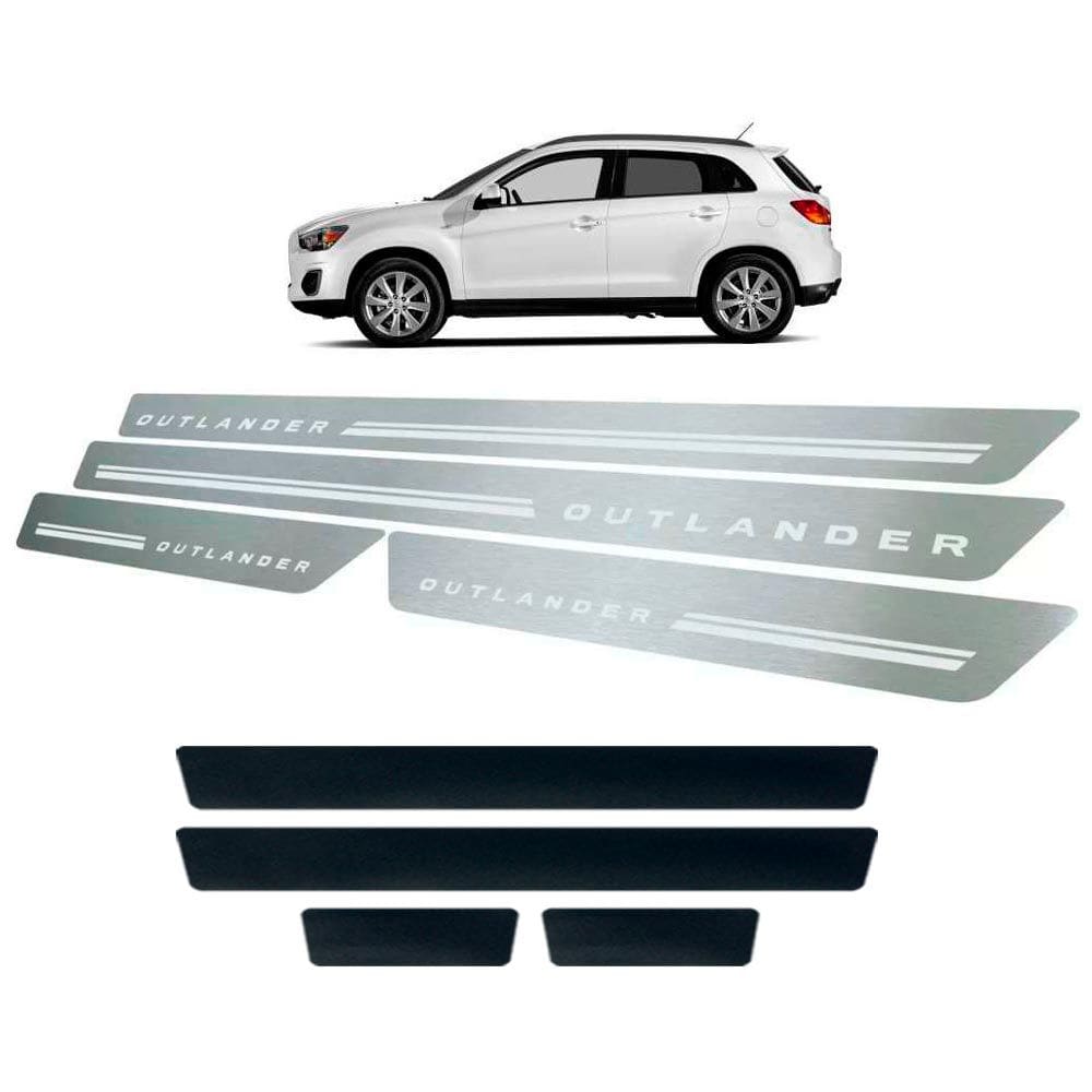 Soleira + Vinil Mitsubishi Outlander 2008 Até 2013