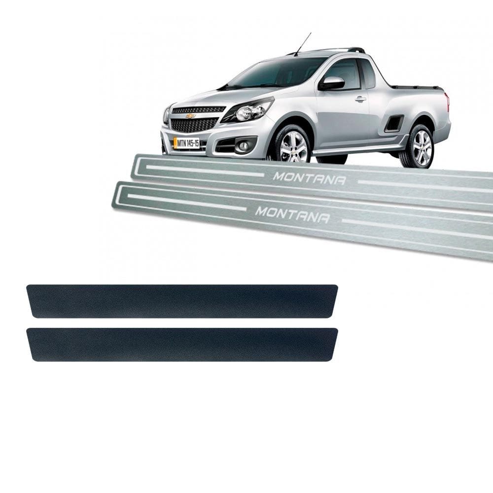 Soleira + Vinil Chevrolet Montana 2011 Até 2019