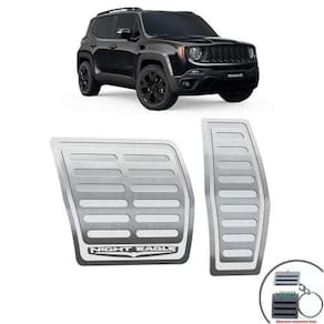 Pedaleiras Jeep Renegade Night Eagle Automático Prata