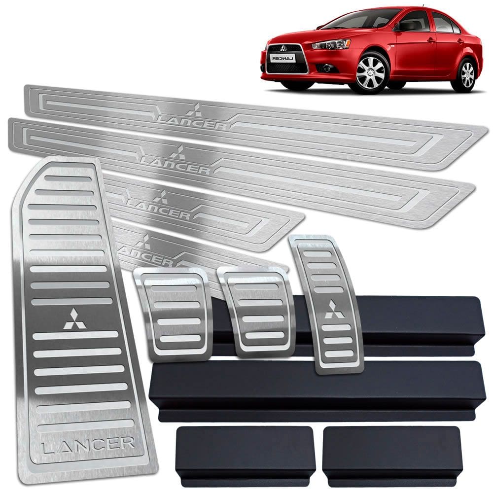 Soleira Pedaleira Descanso Lancer 2007 Até 2019 Manual