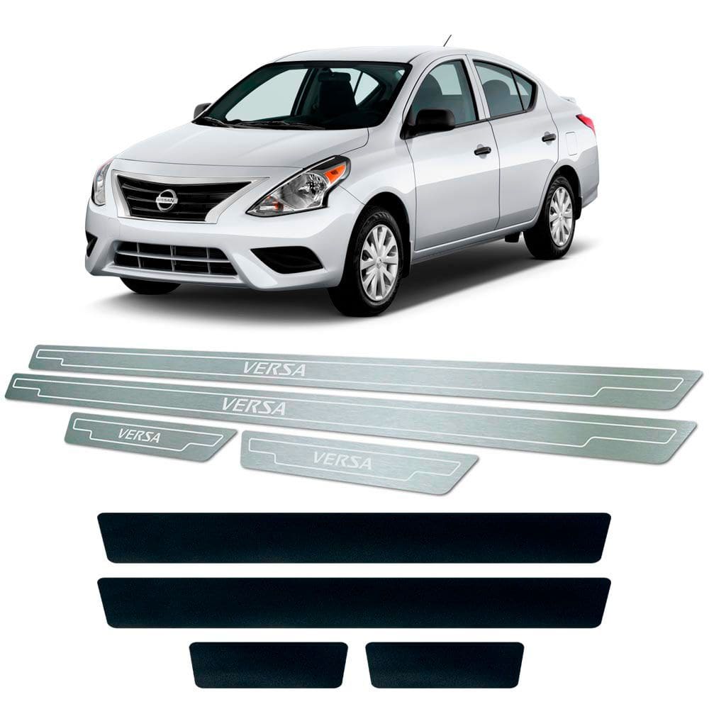 Soleira + Vinil Nissan Versa 2011 Até 2019