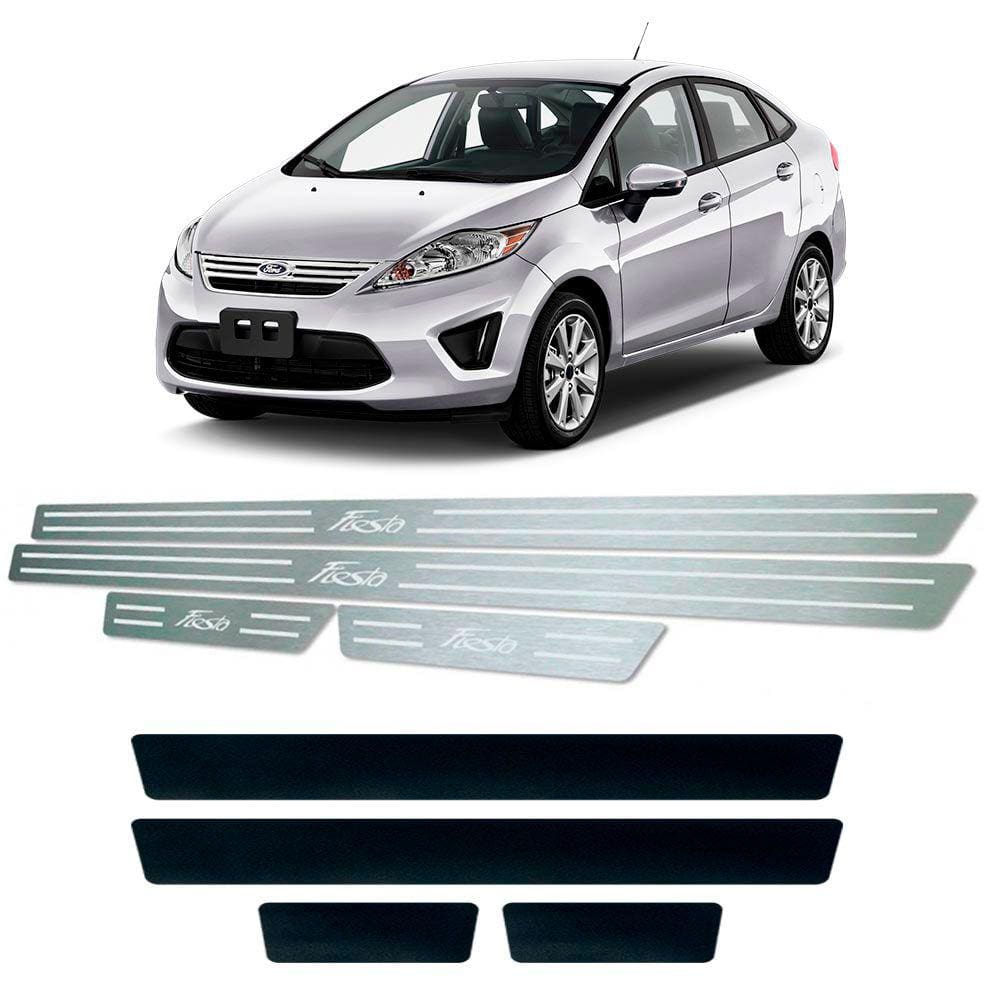 Soleira + Vinil Ford New Fiesta 2011 Até 2019