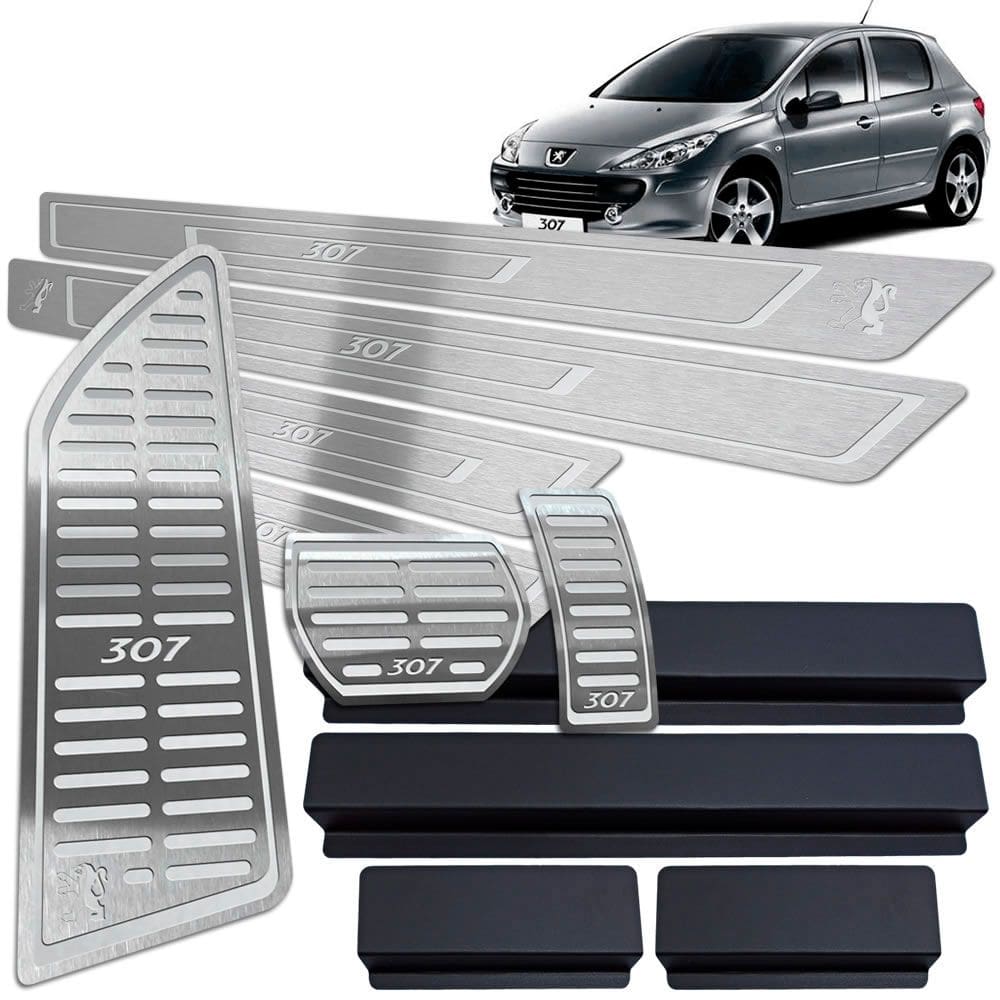 Soleira Pedaleira Descanso Peugeot 307 2001 2012 Automático