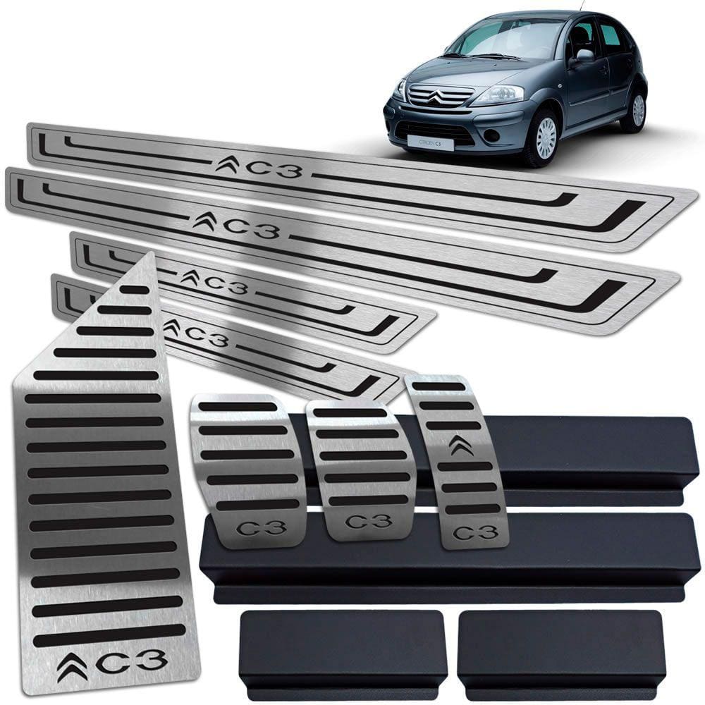 Soleira + Pedaleira + Descanso Citroen C3 2003 A 2012 Manual