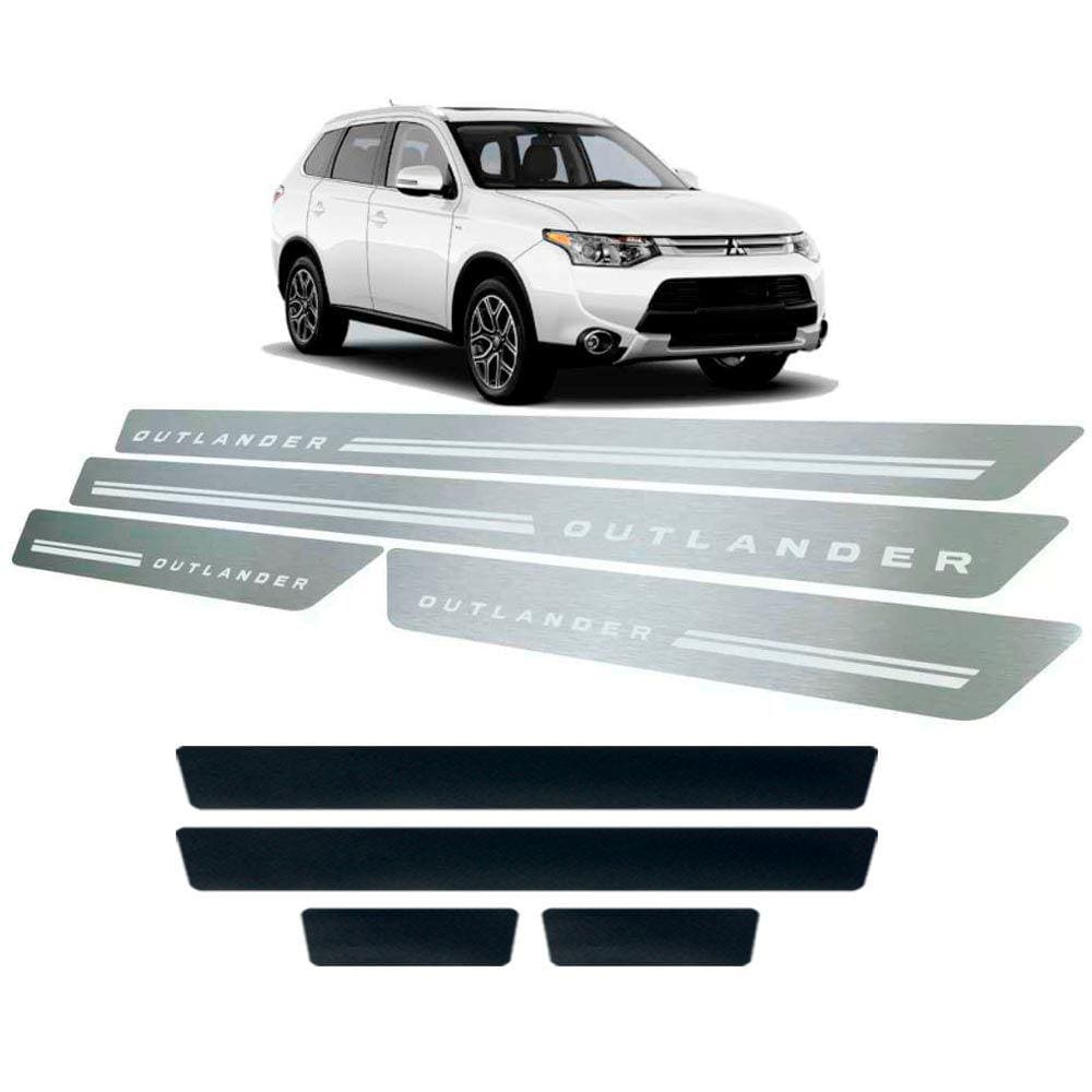 Soleira + Vinil Mitsubishi Outlander 2014 Até 2016