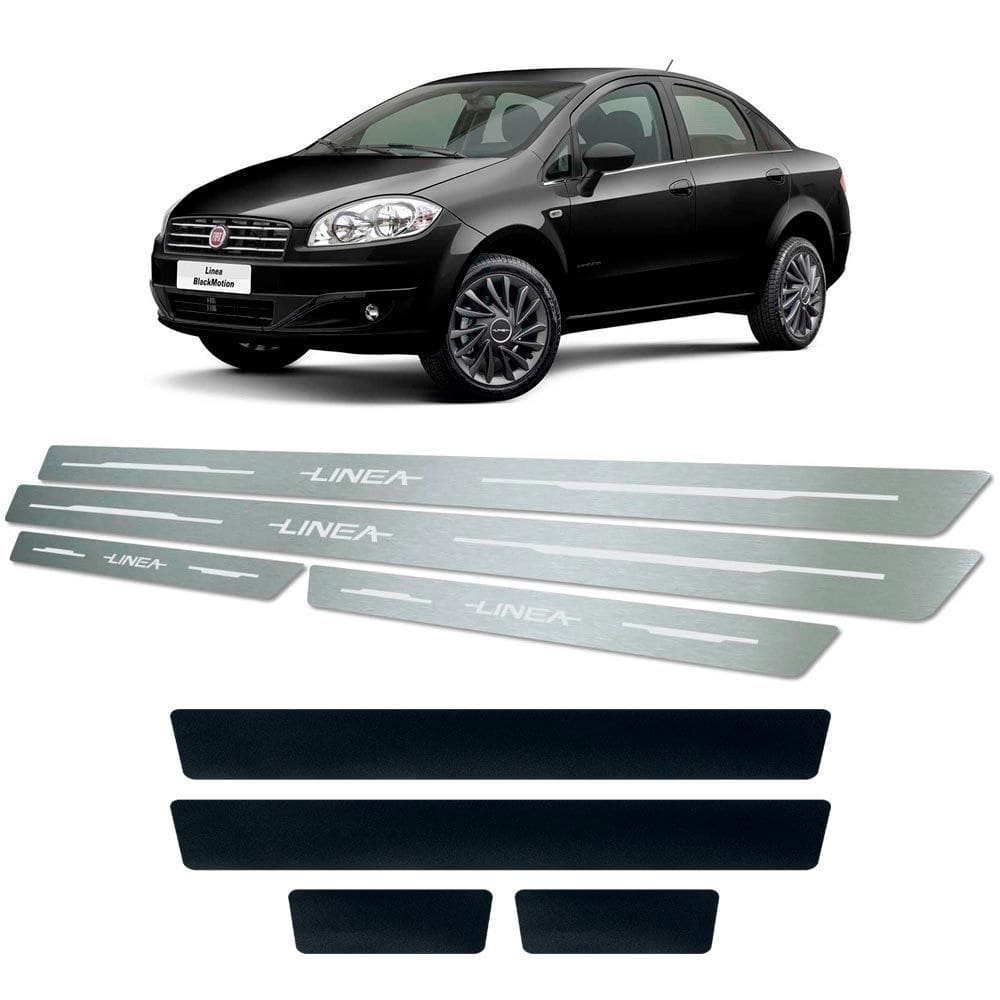Soleira + Vinil Fiat Linea 2009 Até 2016