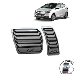 Jac T40 Pedaleiras Em Aço Inox Automático Preto