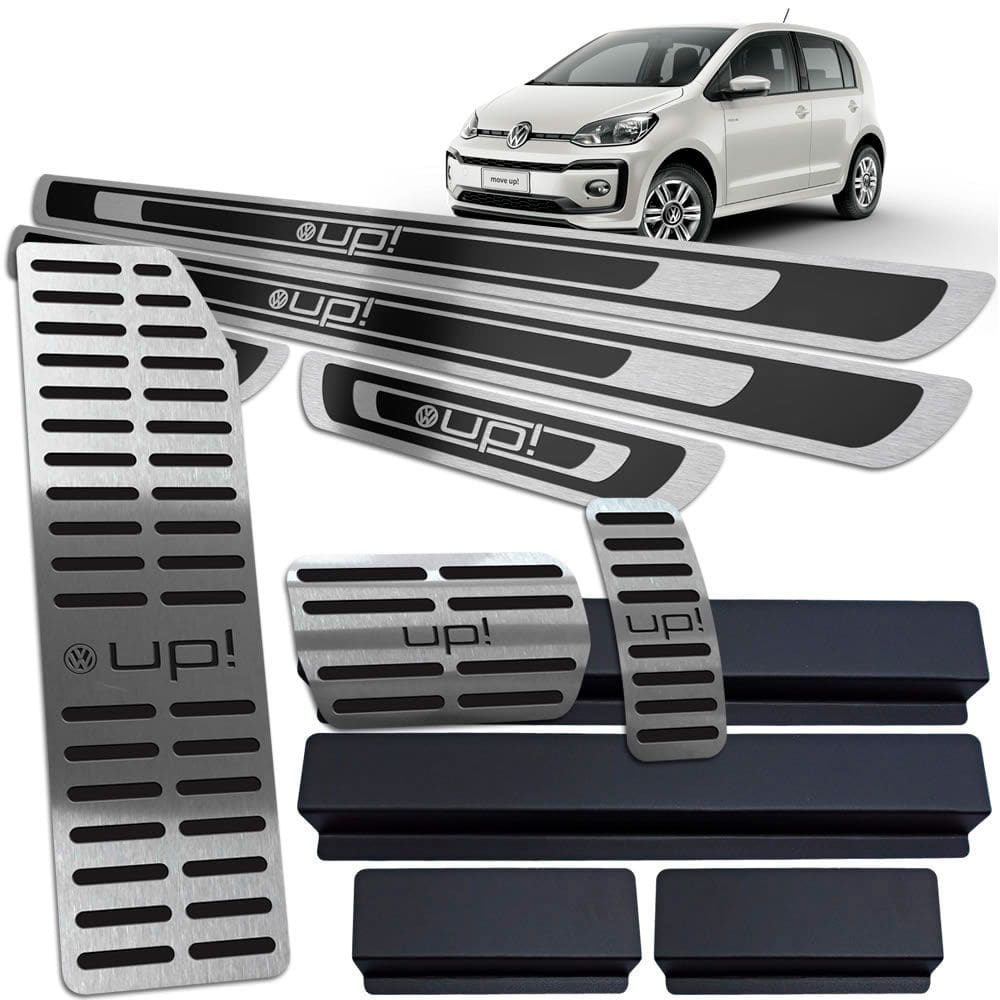 Soleira Pedaleira Descanso Up 2014 2020 Automático Preto Ar