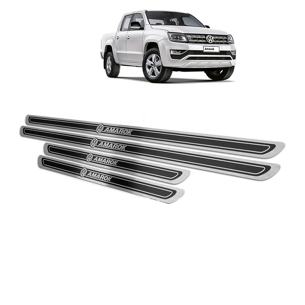 Soleira Amarok 2011 a 2019 Preto Alto Relevo