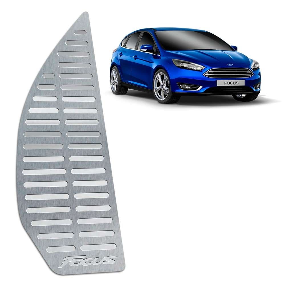 Descanso De Pé Aço Inox Focus 2014/2018 Prata