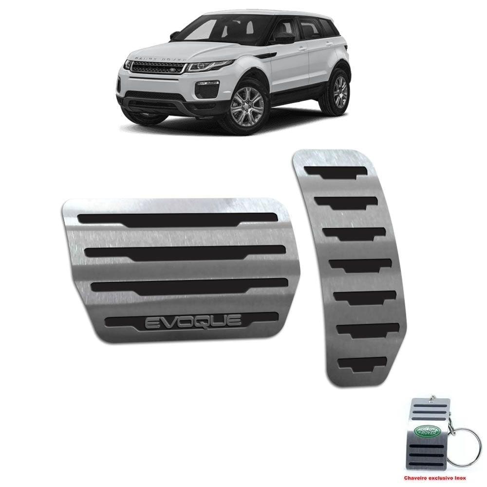 Pedaleira Automático Range Rover Evoque 2012/2020 Preto