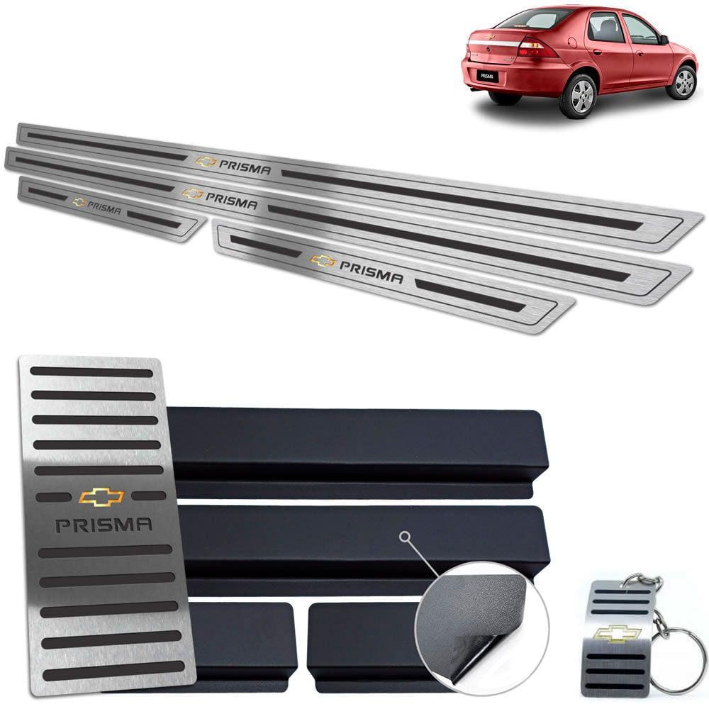 Descanso E Chevrolet Prisma 2006 A 2012 Preto Baixo Relevo