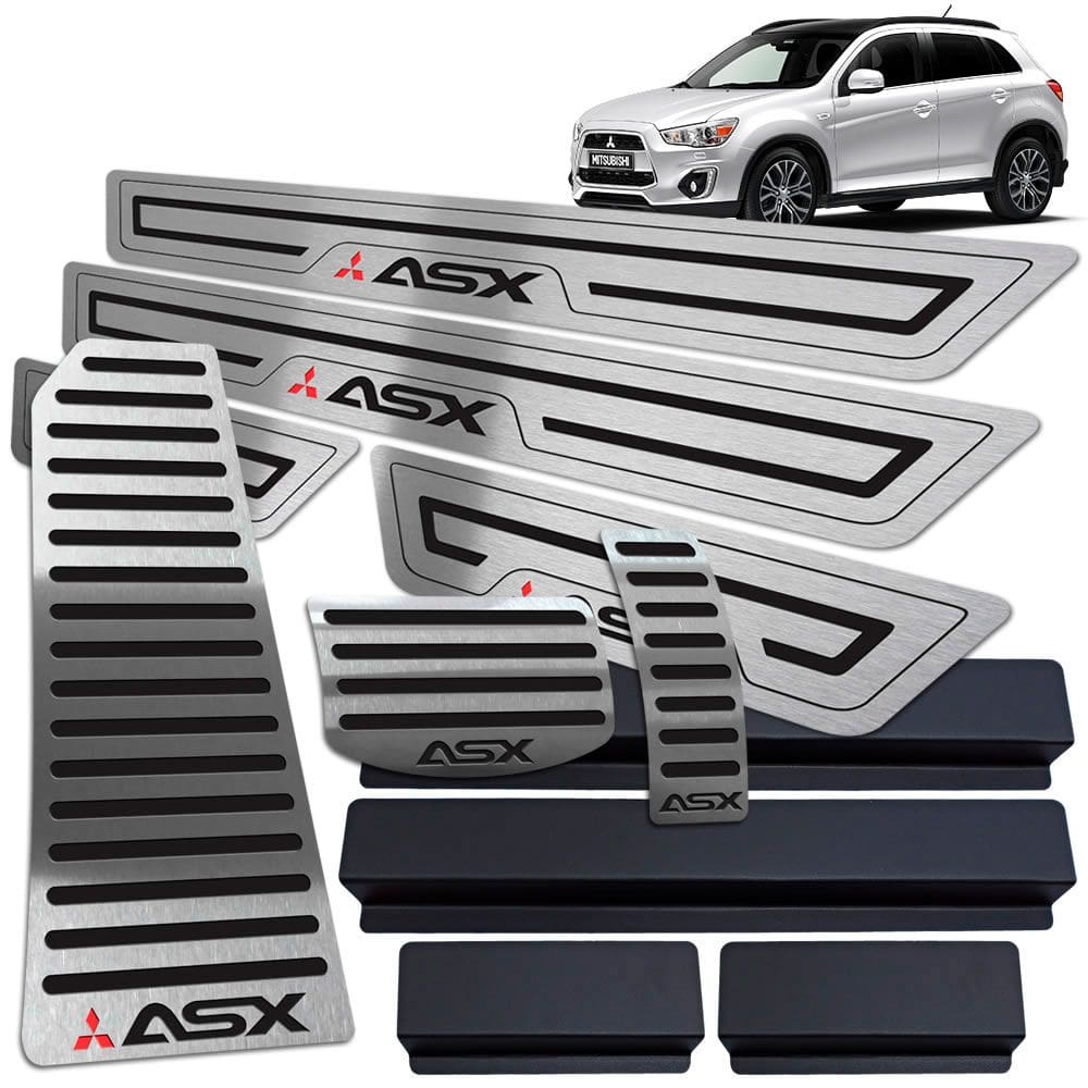 Soleira Pedaleira Descanso Asx 2011/2017 Automático Preto BR