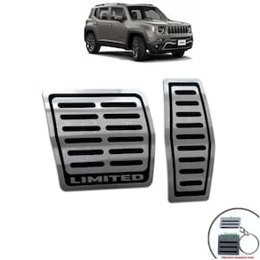 Pedaleira Automático Jeep Renegade Limited Preto
