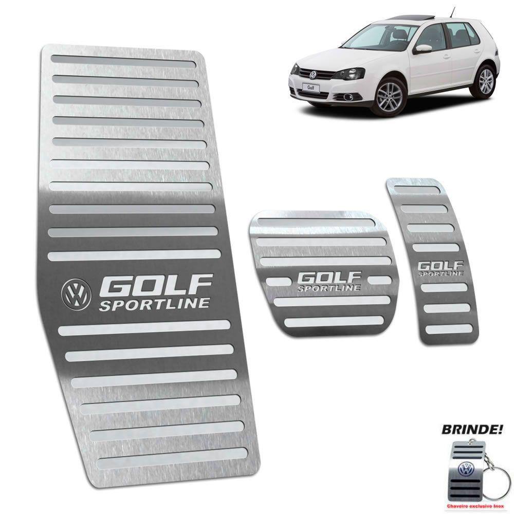 Descanso Pedaleira Automático Golf Sportline Até 2014 Prata