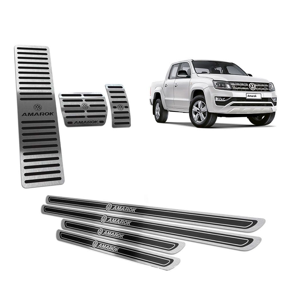 Soleira Pedaleira Descanso Amarok 11 19 Automático Preto AR
