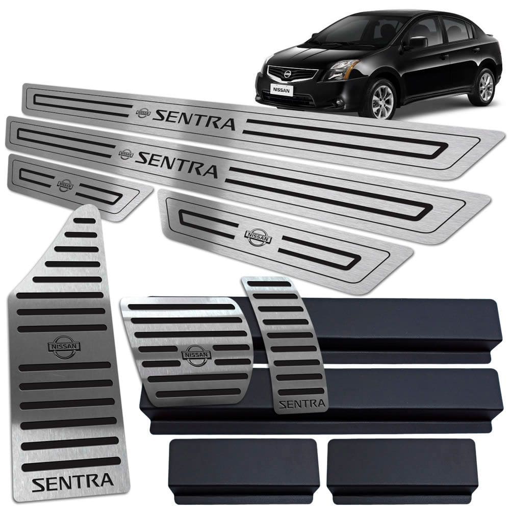 Descanso Pedaleira Auto Soleira Sentra 2008/2013 Preto BR