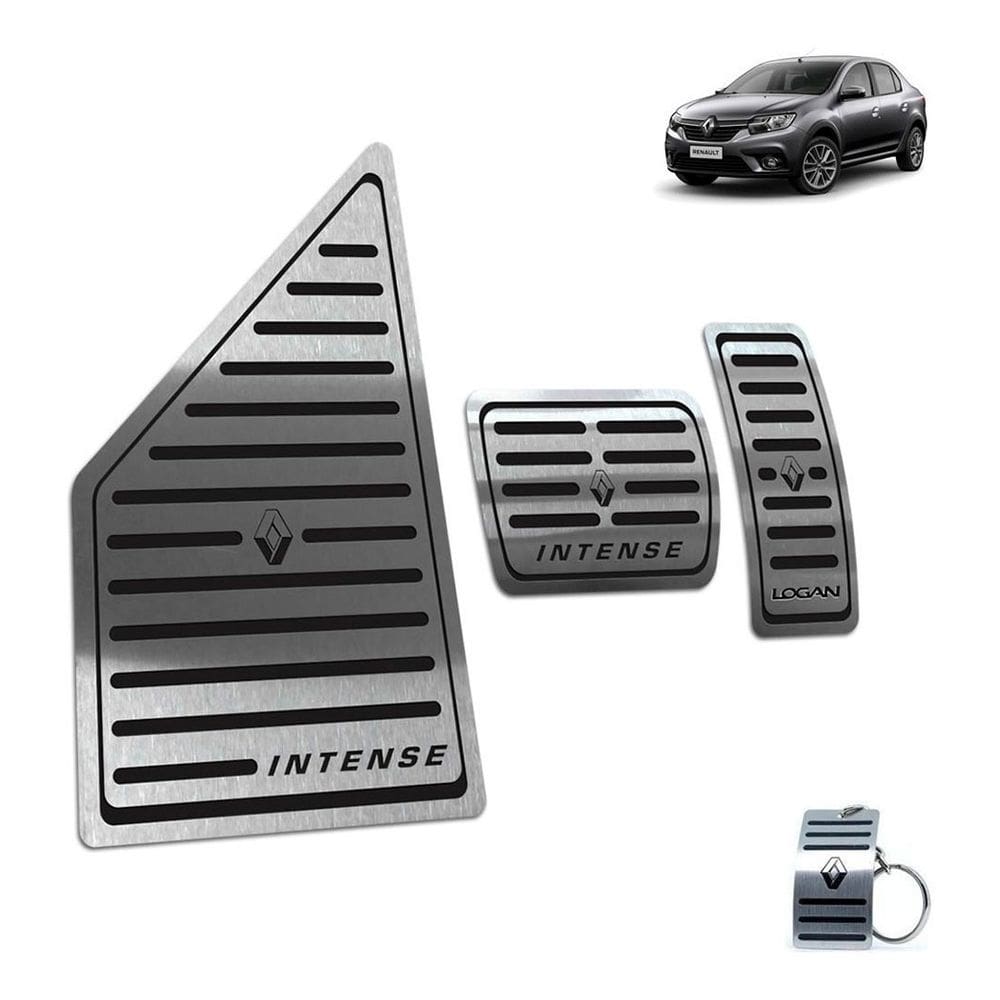 Descanso + Pedaleira Automático Logan Intense 2020 Preto