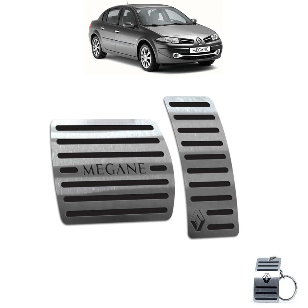 Pedaleiras Renault Megane 2006 A 2011 Automático Preto