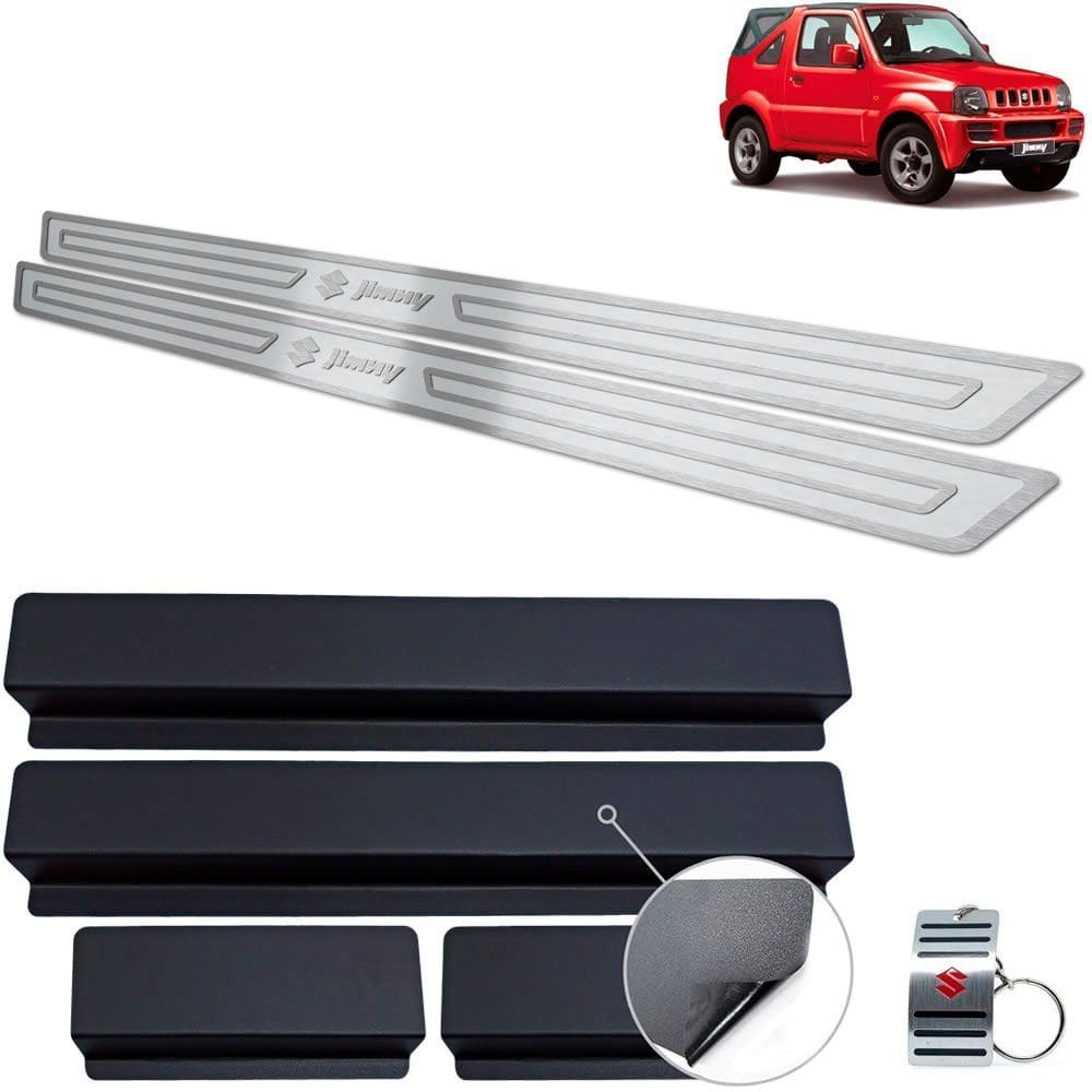 Soleira Suzuki Jimny Todos Os Modelos Prata Alto Relevo