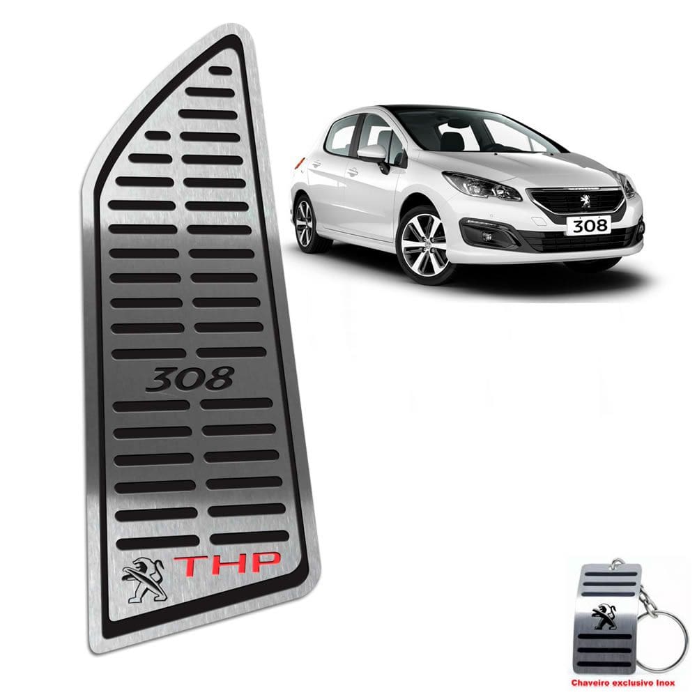 Descanso De Pé Peugeot 308 THP 2012/2019 Preto