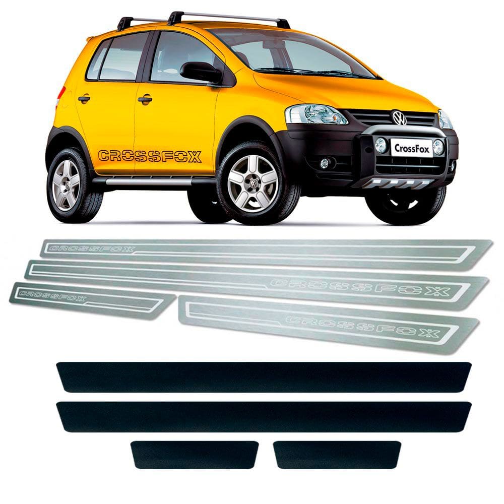 Soleira + Vinil Volkswagen Crossfox 2005 Até 2018