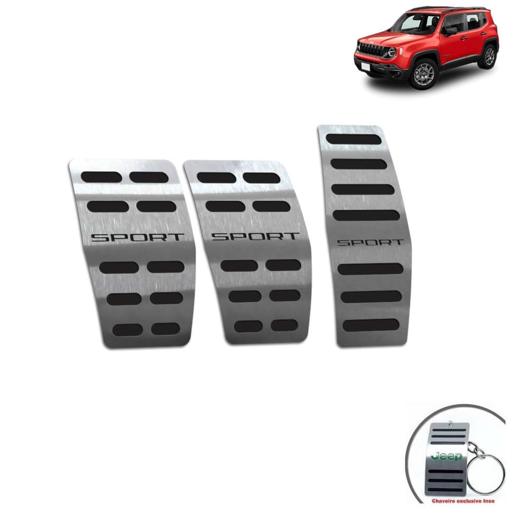 Pedaleira Manual Jeep Renegade Sport Preto