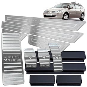 Kit Megane Grand Tour Manual 2007/2013 Prata Baixo Relevo