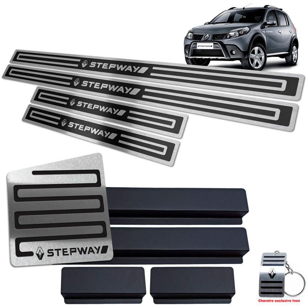 Descanso E Soleira Sandero Stepway 2008/2013 Preto AR