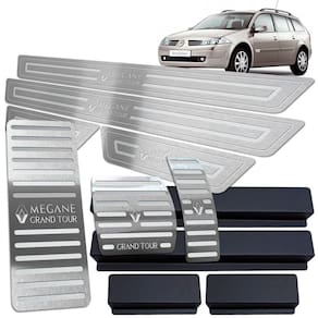 Kit Megane Grand Tour Auto 2007/2013 Prata Baixo Relevo