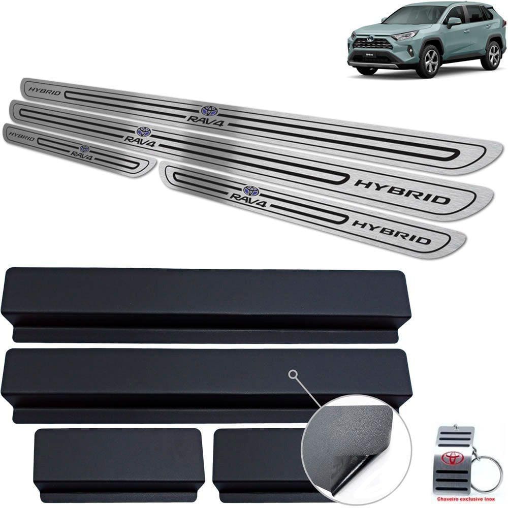 Soleiras Preto Baixo Relevo Rav4 Hybrid 2020