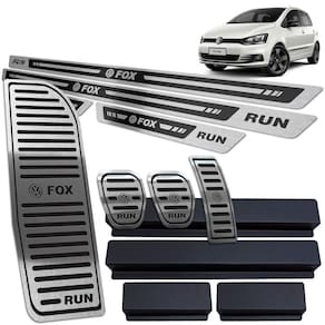 Soleira Pedaleira Manual Descanso Fox Run 2016 a 17 Preto AR