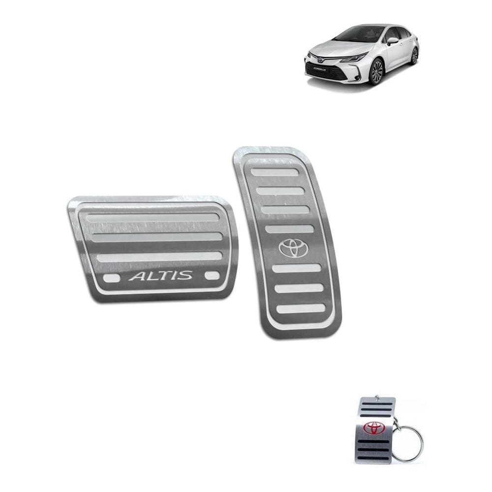 Pedaleira Automático Toyota Corolla Altis 2020 Prata