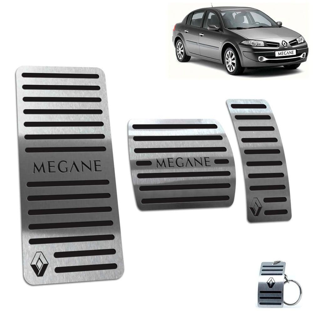 Pedaleira Com Descanso Megane 2006 A 2011 Automático Preto