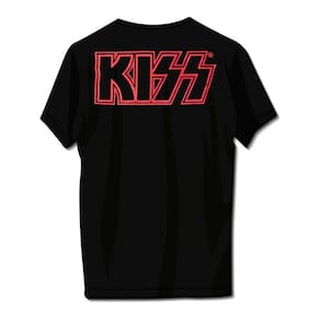 Camiseta Plus Size Kiss Preta Banda De Rock Dinasty