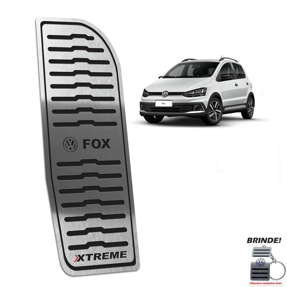 Descanso de Pé Em Aço Inox Preto Fox Xtreme 2018 A 2020
