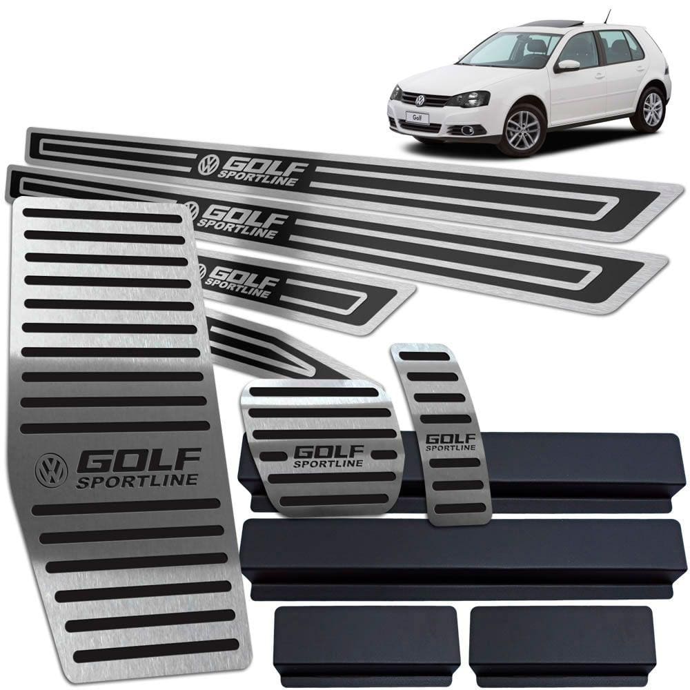 Descanso Pedaleira Soleira Golf Sportline Até 14 Auto Preto