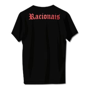 Camiseta Plus Size Racionais Álbum Preta Sobrevivendo No Inferno