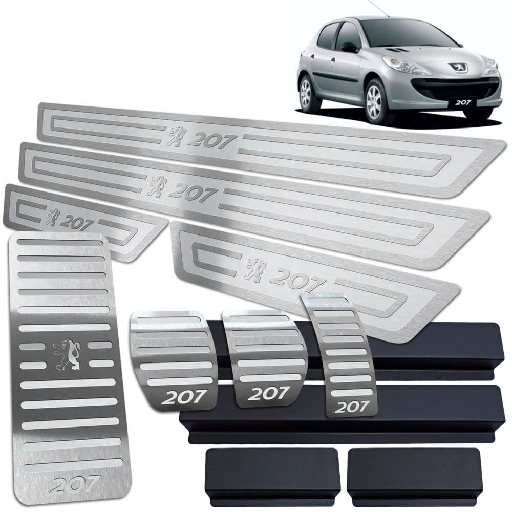Soleira Pedaleira Descanso Peugeot 207 2009 Até 2015 Manual