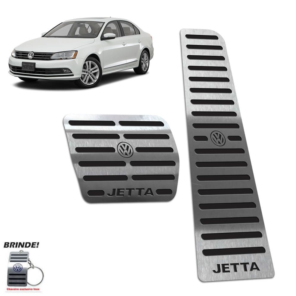 Pedaleira Automático Volkswagen Jetta 2011 A 2018 Preto