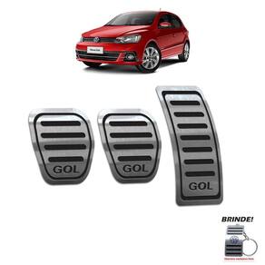 Pedaleira Manual Gol G6 G7 2012 A 2020 Preto
