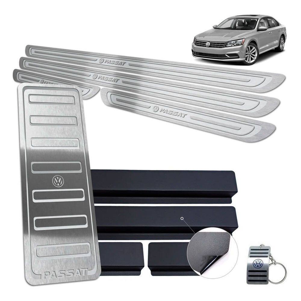 Descanso Soleira Passat Highline 17 A 19 Prata Alto Relevo