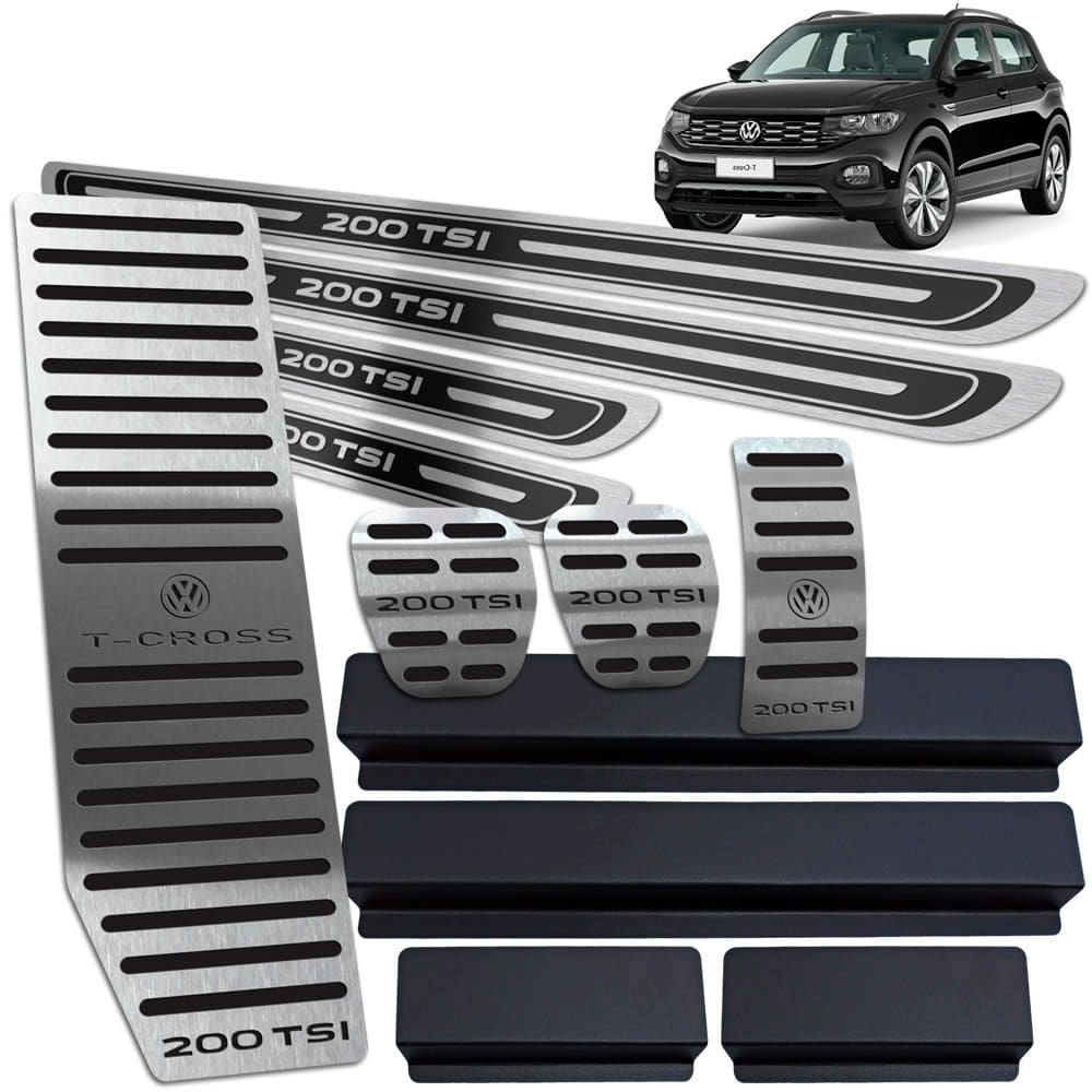 Descanso Pedaleira Manual Soleira T-Cross 200 TSI Preto AR