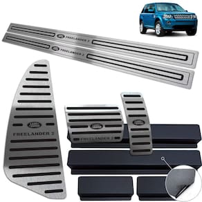 Pedaleira Soleira Descanso Land Rover Freelander 2 Preto