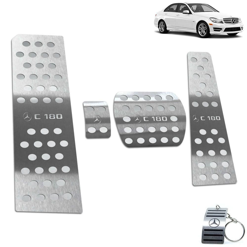 Descanso Pedaleira Automático Mercedes C180 2012 2014 Prata