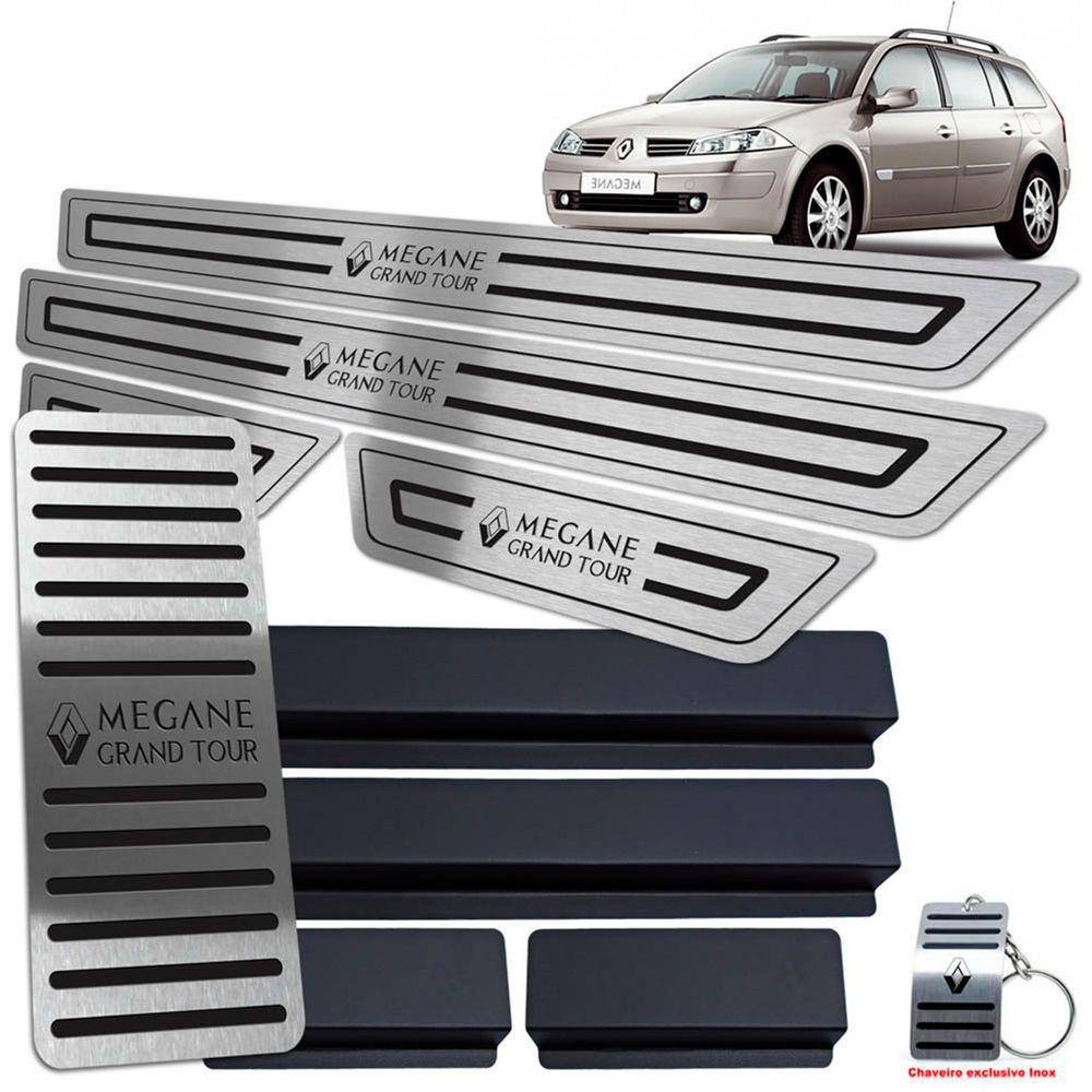 Soleira Com Descanso Megane Grand Tour 2007/2013 Preto B.R