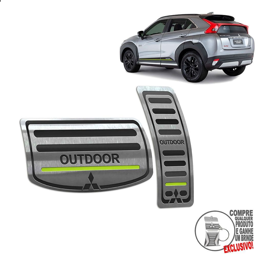 Pedaleira Automático Mitsubishi Eclipse Cross Outdoor Preto