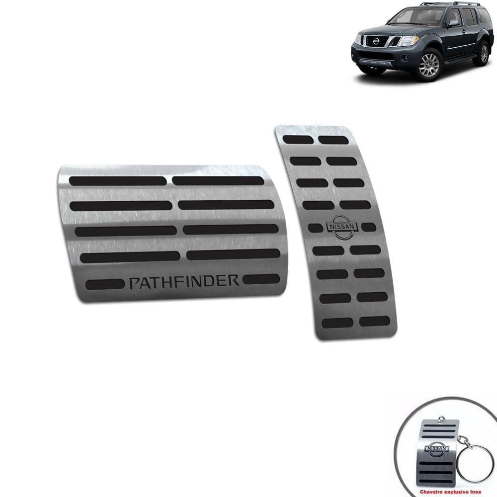 Pedaleira Automático Nissan Pathfinder 2006 A 2009 Preto