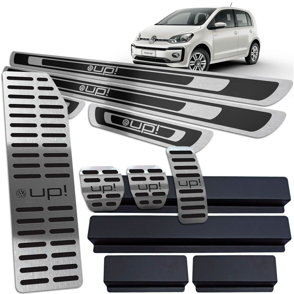 Soleira Pedaleira Descanso Up 2014 2020 Manual Preto Ar