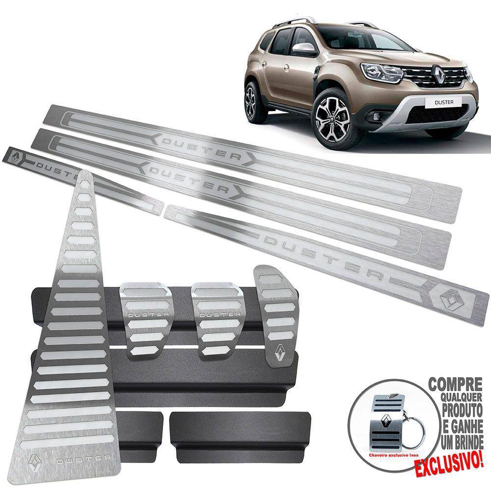 Descanso Pedaleira Manual Soleira Duster 2021 Prata